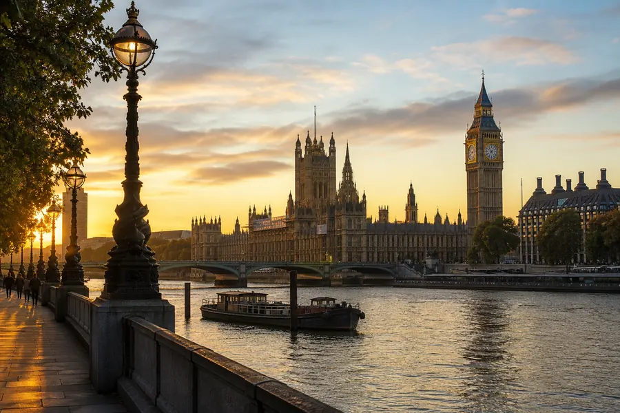Illustration photographique : une vue éditoriale de Londres, Royaume-Uni.