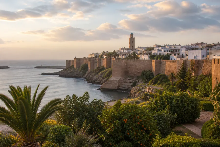 Illustration photographique : une vue éditoriale de Rabat, Maroc.