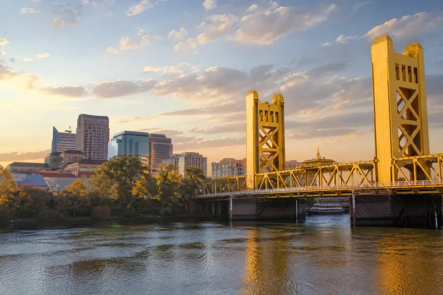 Illustration photographique : une vue éditoriale de Sacramento, États-Unis.
