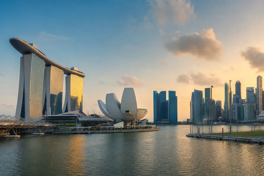 Illustration photographique : une vue éditoriale de Singapour, Singapour.