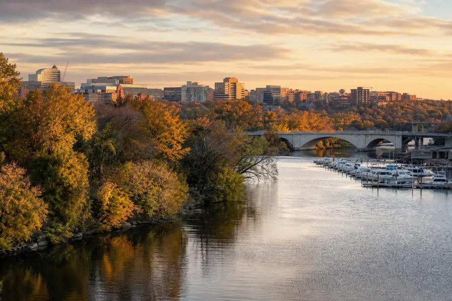 Illustration photographique : une vue éditoriale de Washington, États-Unis.