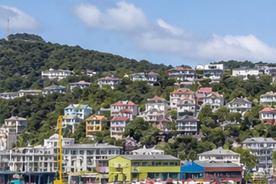 Illustration photographique : le port et les collines résidentielles de Wellington.