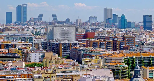 Madrid vue depuis le toit de l’Edificio España.