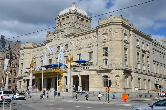 Le théâtre royal dramatique, Dramaten, à Stockholm.