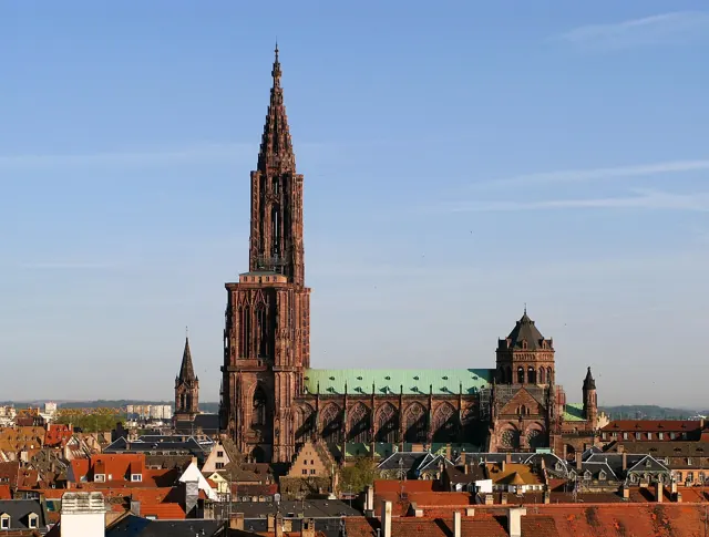 La cathédrale Notre-Dame de Strasbourg.